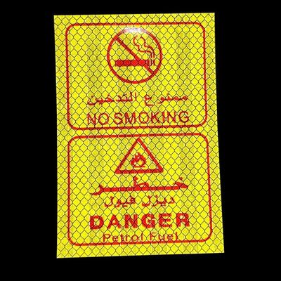 Custom Logo Printing Arabic PET/PVC Long Vehicle Reflective Sticker for ...