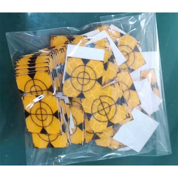 Yellow Reflecting Survey Target Stickers for Total Station Measurement ...